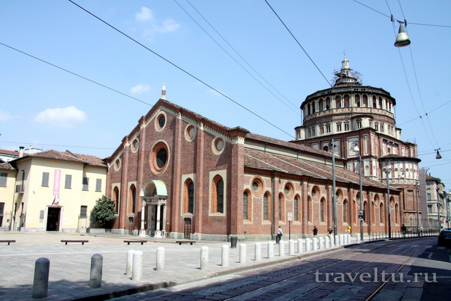 Церковь Санта-Мария-делле-Грацие в Милане