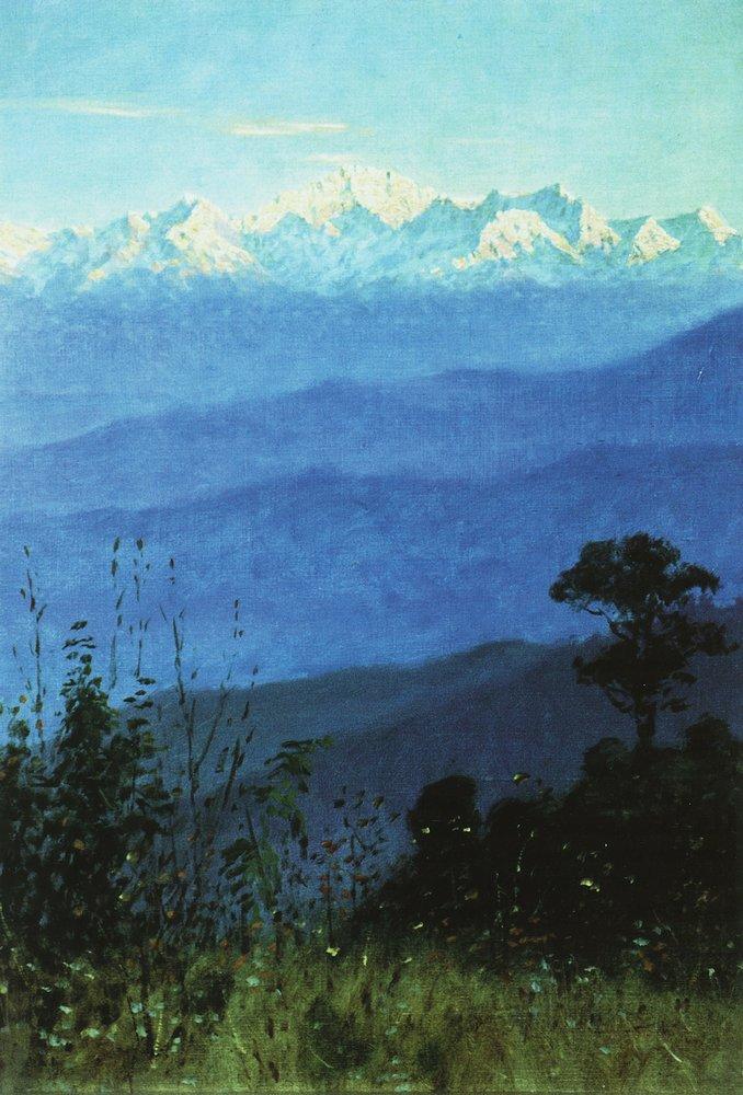 Гималаи вечером, 1875